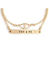 Load image into Gallery viewer, You &amp; Me Layered Bracelet