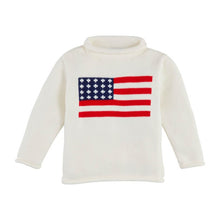 Load image into Gallery viewer, Flag Rollneck Toddler Sweater
