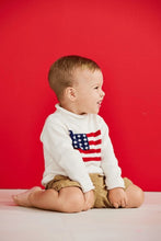 Load image into Gallery viewer, Flag Rollneck Toddler Sweater