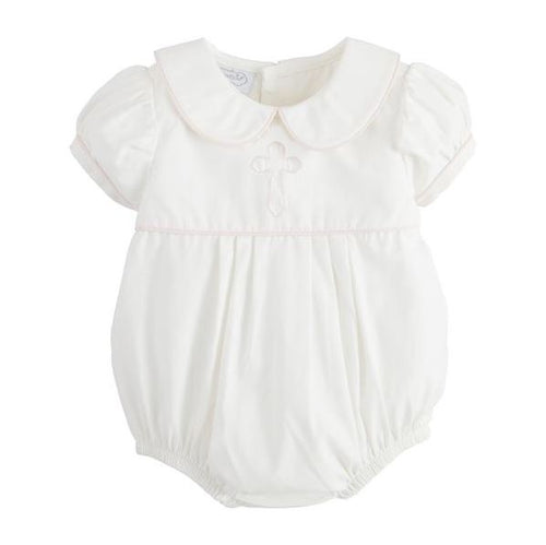 Pink Cross Poplin Bubble