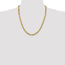 Load image into Gallery viewer, 10k 4mm Semi-Solid Rope Chain