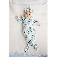 Load image into Gallery viewer, Blue Scallop Chenille Blanket