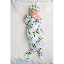 Load image into Gallery viewer, Blue Scallop Chenille Blanket