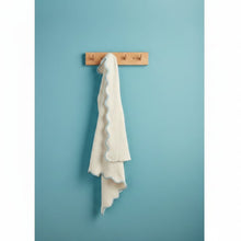 Load image into Gallery viewer, Blue Scallop Chenille Blanket