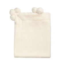 Load image into Gallery viewer, Ivory Pom Blanket