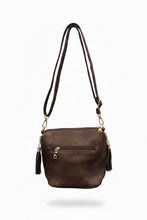 Load image into Gallery viewer, Dylan Vegan Crossbody- Cocoa Pearl