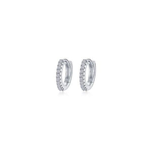 13.5mm Huggie Hoop Earrings, 2 asst