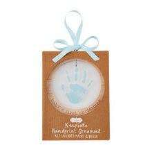Load image into Gallery viewer, Blue Acrylic Handprint Ornament