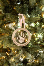 Load image into Gallery viewer, Pink Acrylic Handprint Ornament