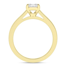 Load image into Gallery viewer, 1 ctw Emerald cut Solitaire Ring