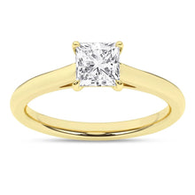 Load image into Gallery viewer, 1 ctw Princess Solitaire Ring
