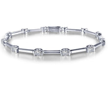 Load image into Gallery viewer, 2.04 CTW Semi-Bezel Link Bracelet