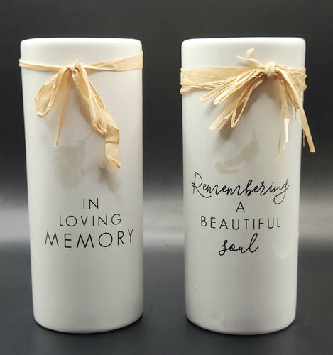 Ceramic Memorial Bud Vases