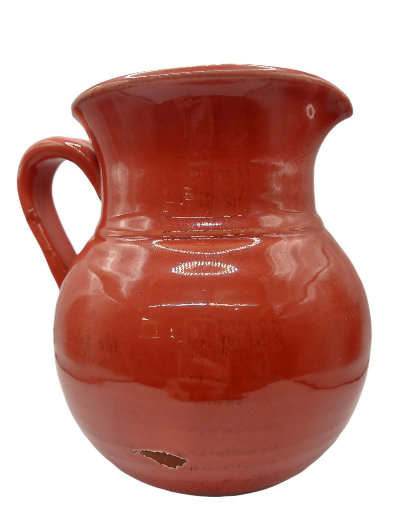 Red Distressed Pitcher