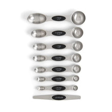 Load image into Gallery viewer, Dual-Sided Magnetic Measuring Spoons with Leveler