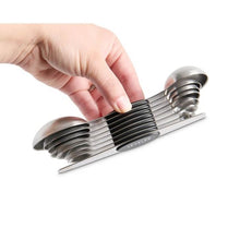 Load image into Gallery viewer, Dual-Sided Magnetic Measuring Spoons with Leveler
