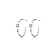 Load image into Gallery viewer, 25mm High Polished Hoop Earrings, 2 asst