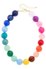 Load image into Gallery viewer, Mickey Beaded Gumball Necklace - Rainbow Multi