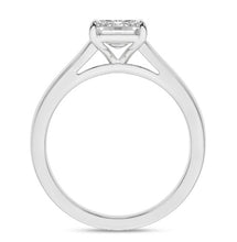 Load image into Gallery viewer, 2 ctw Emerald cut Solitaire Ring