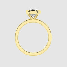Load image into Gallery viewer, 2 ct Bezel Set Oval Solitaire Ring