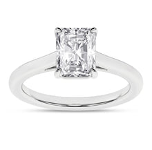 Load image into Gallery viewer, 2 ctw Radiant Solitaire Ring