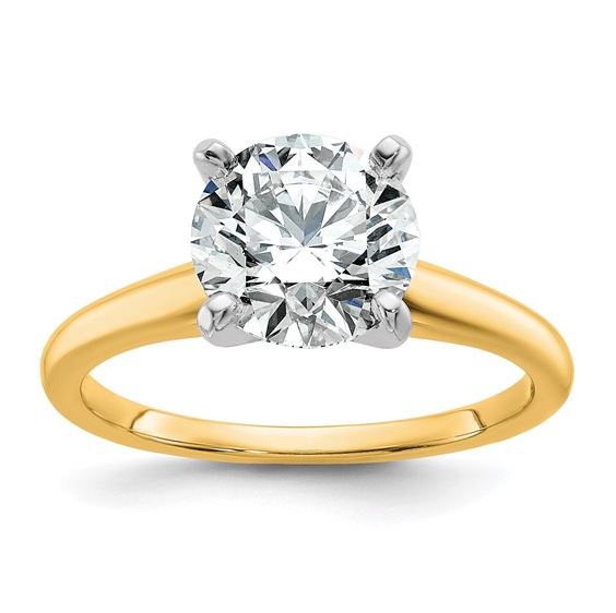 2ctw Round Solitaire Engagement Ring