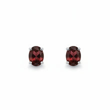 Load image into Gallery viewer, Ruby Stud Earrings