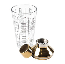 Load image into Gallery viewer, Recipe Cocktail Shaker