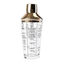 Load image into Gallery viewer, Recipe Cocktail Shaker