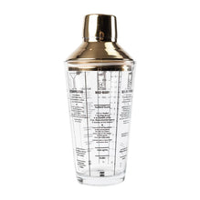 Load image into Gallery viewer, Recipe Cocktail Shaker