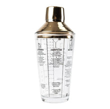 Load image into Gallery viewer, Recipe Cocktail Shaker
