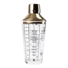 Load image into Gallery viewer, Recipe Cocktail Shaker