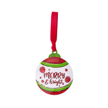 Load image into Gallery viewer, Metal Ornament: Merry &amp; Bright