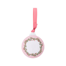 Load image into Gallery viewer, Metal Ornament: Babys First Christmas (Pink)