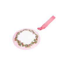 Load image into Gallery viewer, Metal Ornament: Babys First Christmas (Pink)