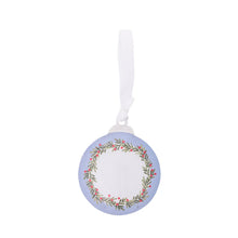 Load image into Gallery viewer, Metal Ornament: Babys First Christmas (Blue)