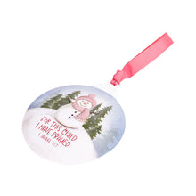 Load image into Gallery viewer, Metal Ornament: For This Child (Pink)