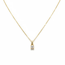 Load image into Gallery viewer, Diamond Solitaire Pendant Necklace