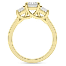 Load image into Gallery viewer, 3-Stone Ring (Emerald)