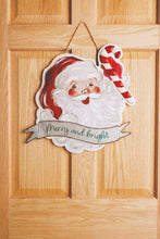 Load image into Gallery viewer, Vintage Santa Door Hanger
