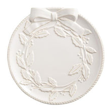 Load image into Gallery viewer, White Wreath Platter
