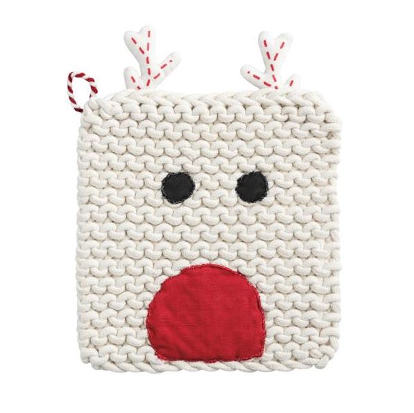 Reindeer Christmas Potholder