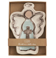 Load image into Gallery viewer, Angel with Cross Tidbit Dish