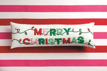 Load image into Gallery viewer, Long Merry Christmas Pillow