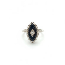 Load image into Gallery viewer, Black Onyx Sterling Silver Ring