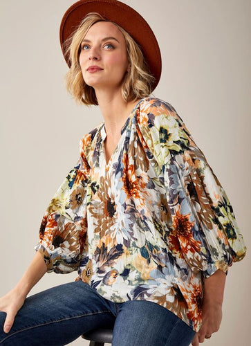 Floral Print Blouse