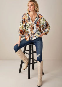 Floral Print Blouse