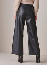 Load image into Gallery viewer, High Rise Soft Pleather Pants- Black