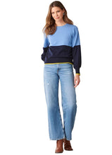 Load image into Gallery viewer, Two Tone Sweater- Blue