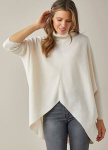 Rhea Asymmetrical Tunic- Heather Oatmeal